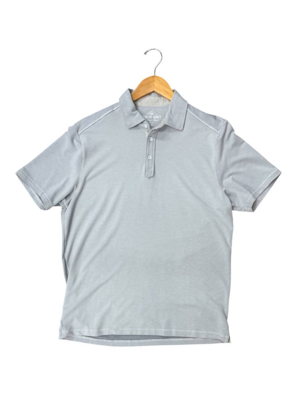 NEW TRUE GRIT men's malibu del mar polo in grey